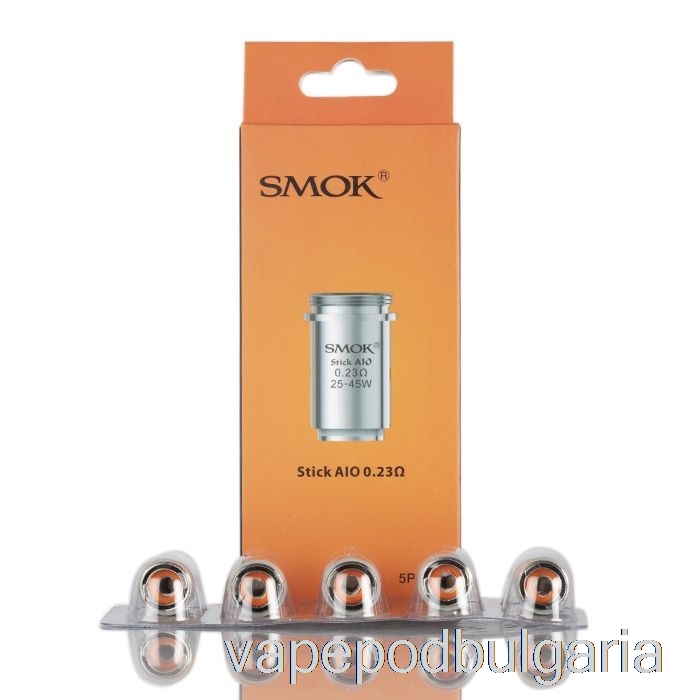 Vape Технически характеристики Smok стик Aio резервни намотки 0.23ohm стик Aio двуядрен